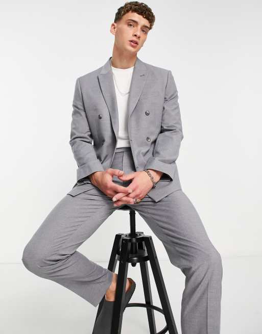 Asos mens hot sale grey suits