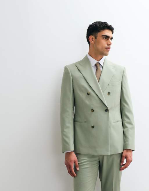 ASOS DESIGN tapered suit in sage green, 3 of 3