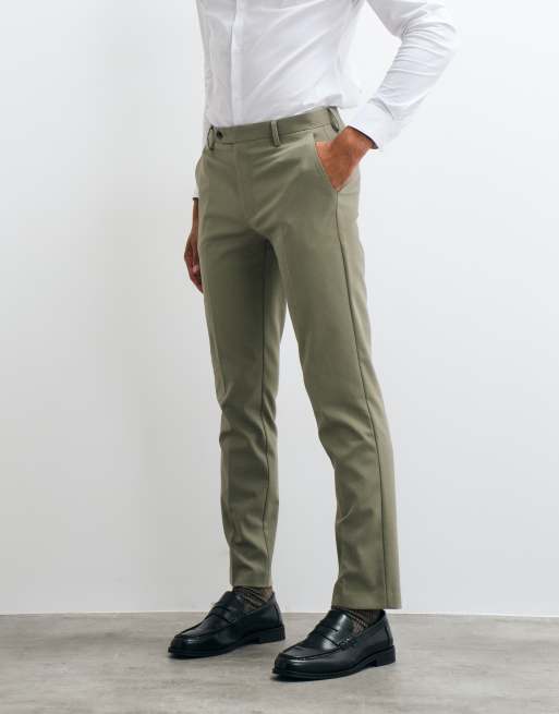 ASOS DESIGN – Slim-Fit-Anzughose in Grün, 5 von 5