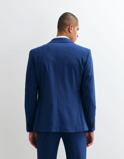 ASOS DESIGN slim-fit blazer in blauw, 5 van 5