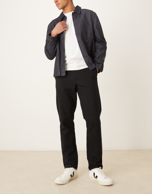 ASOS DESIGN - Slim-fit broek in zwart moleskin, 2 van 5