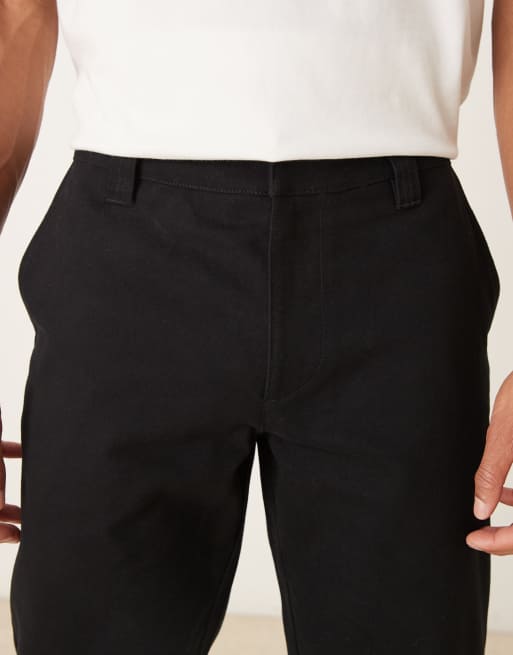ASOS DESIGN - Slim-fit broek in zwart moleskin, 5 van 5