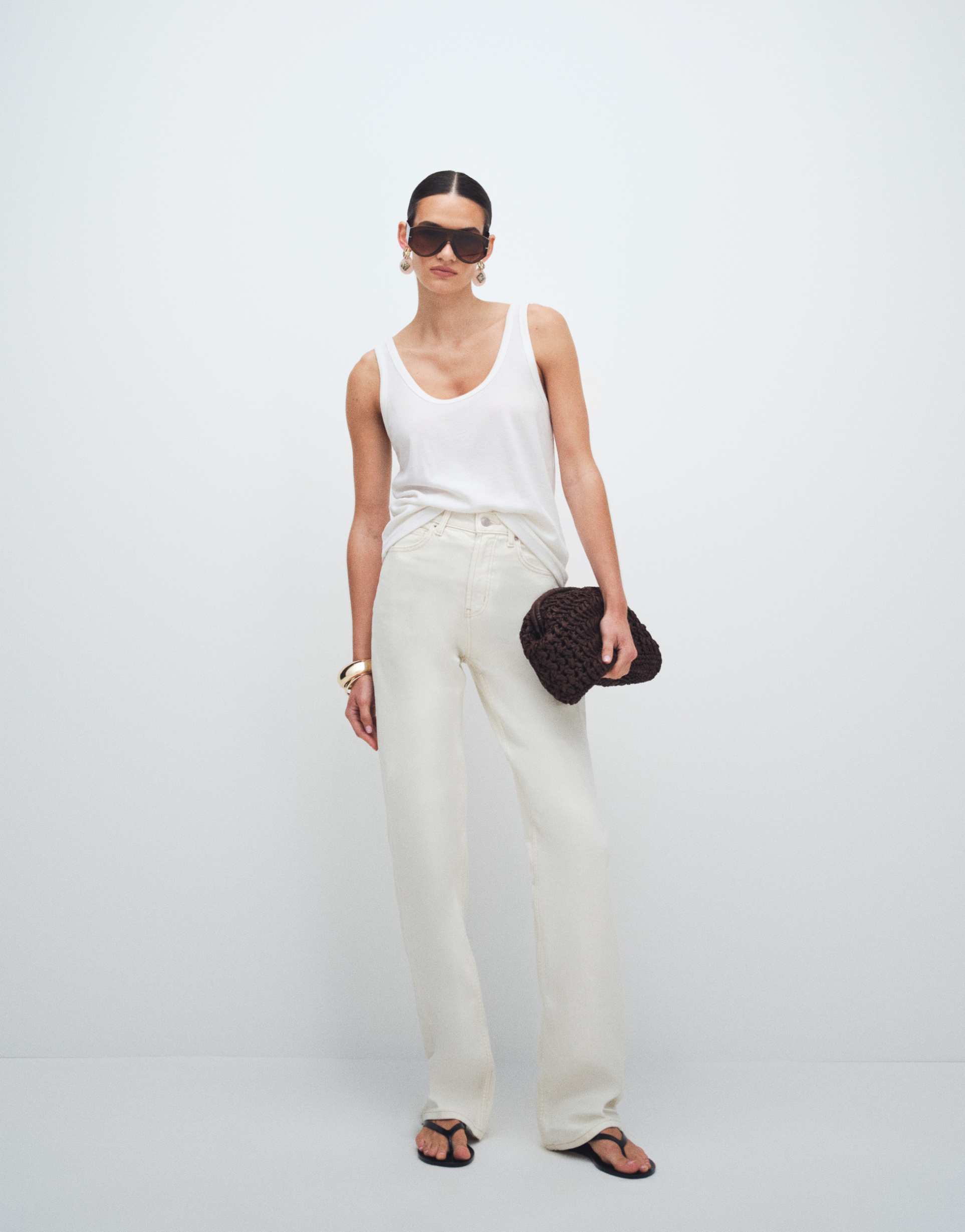 asos design slim fit comfort jeans in white