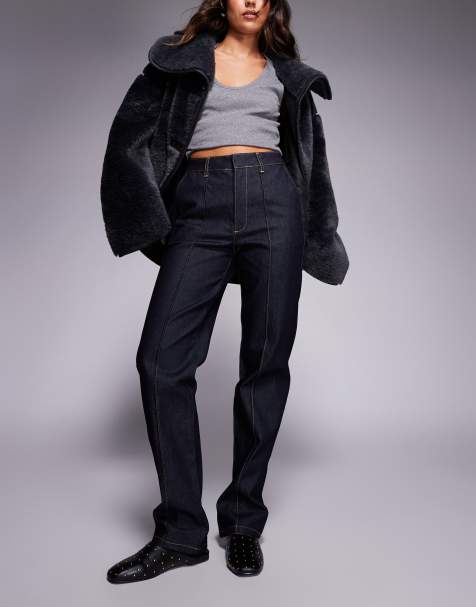ASOS DESIGN - Slim fit-denimjeans i blækfarvet vask - view 1