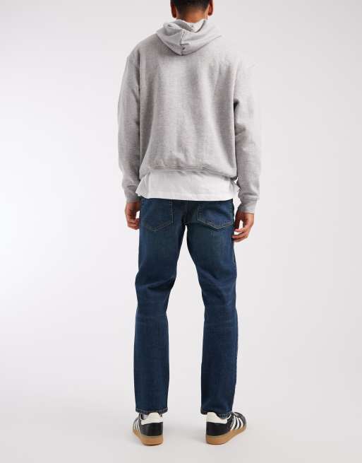 ASOS DESIGN - Slim-fit jeans in blauw met donkere wassing, 3 van 5
