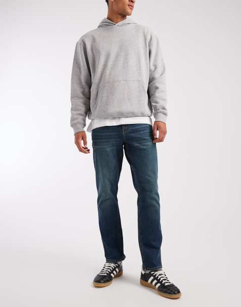 ASOS DESIGN slim fit jeans in dark wash blue
