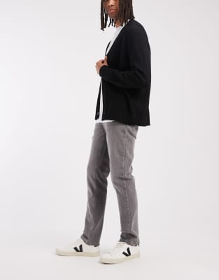 Asos Design Slim Fit Jeans In Black