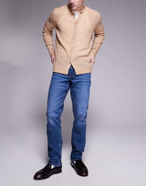 ASOS DESIGN slim fit jeans in mid wash blue - view 1