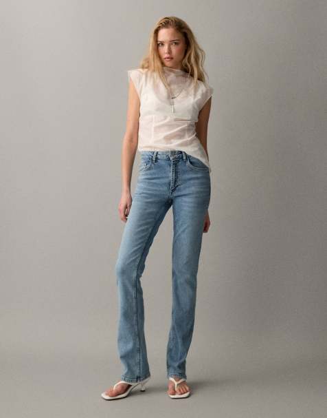 ASOS DESIGN - Slim-fit kokerjeans in mid-wash - view 1