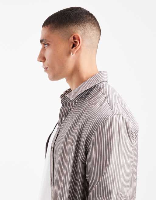 ASOS DESIGN – Slim-Fit mit braunen Streifen, 4 von 5