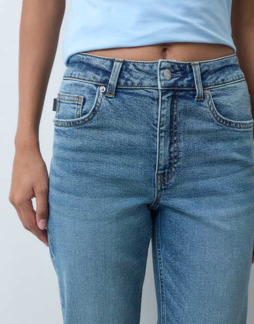 ASOS DESIGN slim fit mom jeans in vintage wash , 2 of 5