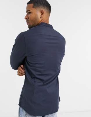 nike grandad collar golf shirt