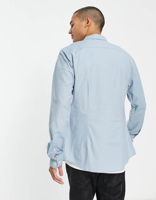 dusty blue dress shirt Dusty Blue Fringe Hem Oversized Plaid Button Down Shirt – PinkBlush