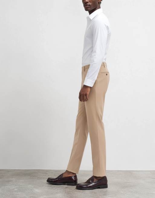ASOS DESIGN - Slim fit pantalon in kiezelkleur, 6 van 9