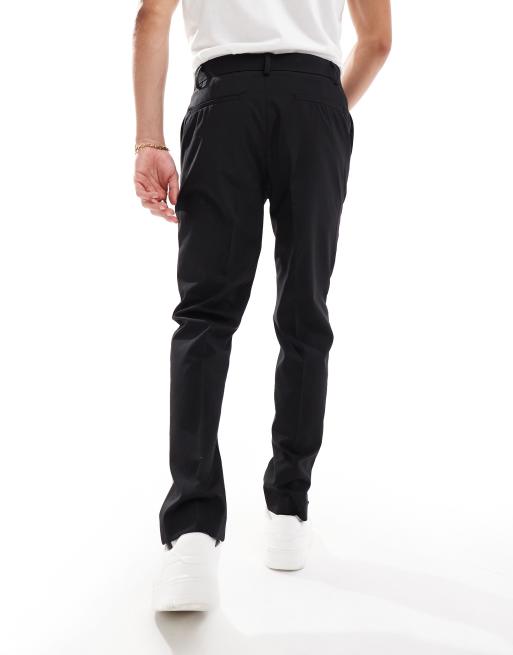 ASOS Design - Slim-fit pantalon in zwart, 2 van 5