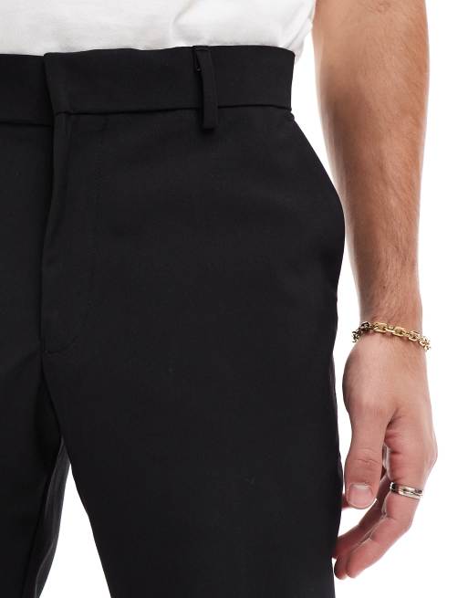 ASOS Design - Slim-fit pantalon in zwart, 4 van 5
