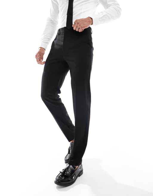 ASOS Design - Slim-fit pantalon in zwart, 2 van 5