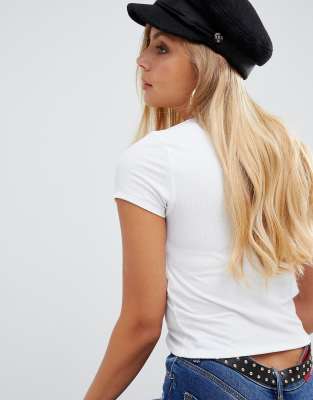 slim fit white t shirt