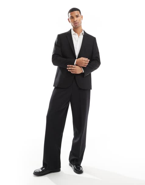 ASOS DESIGN slim fit suit in black - view 1