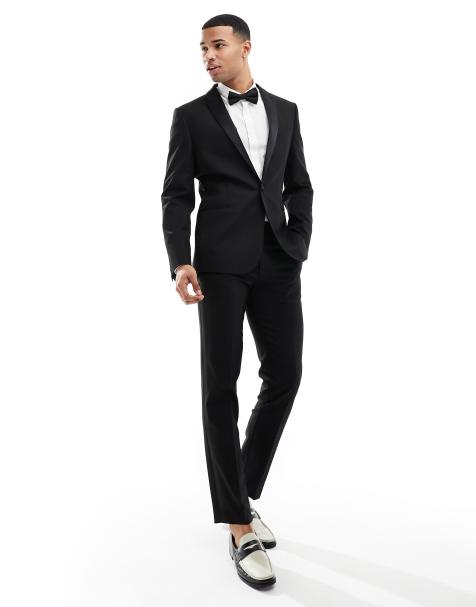 ASOS DESIGN slim fit tuxedo in black - view 1