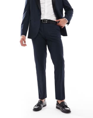 ASOS DESIGN SLIM FIT TUXEDO PANTS 