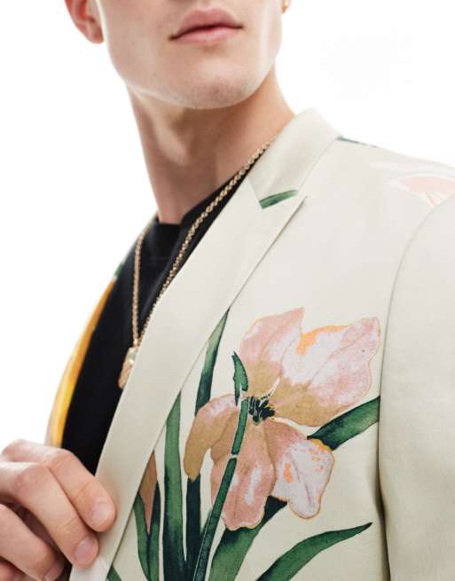 Asos floral blazer best sale