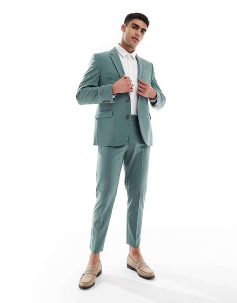 ASOS DESIGN slim green suit - view 1