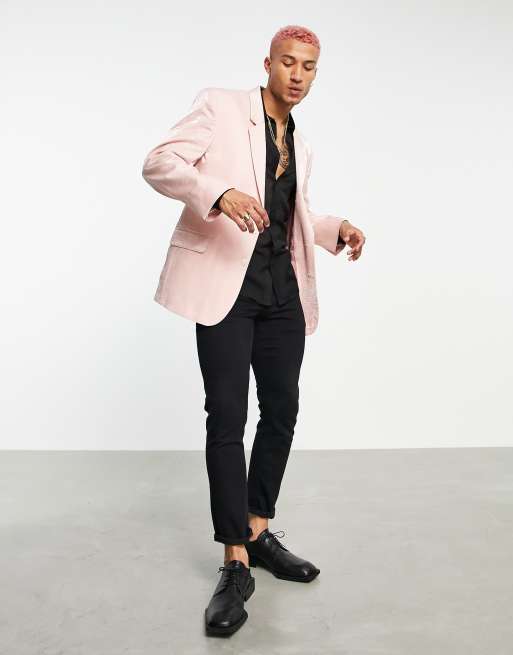 Asos pink blazer dress best sale