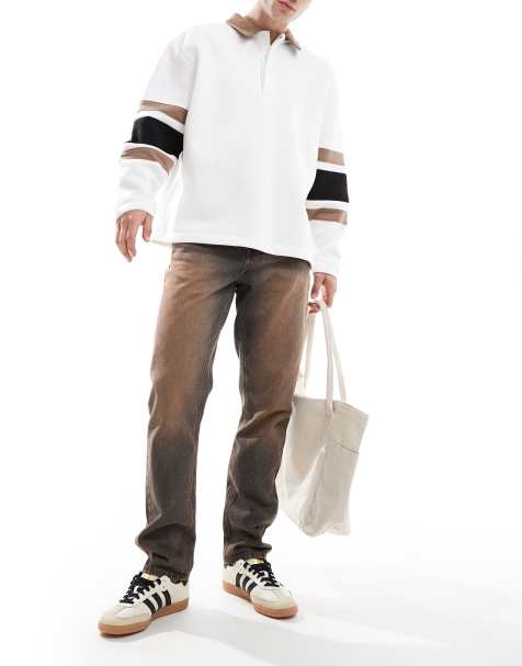 ASOS DESIGN - Slim-jeans i farvet mørk vask - view 1
