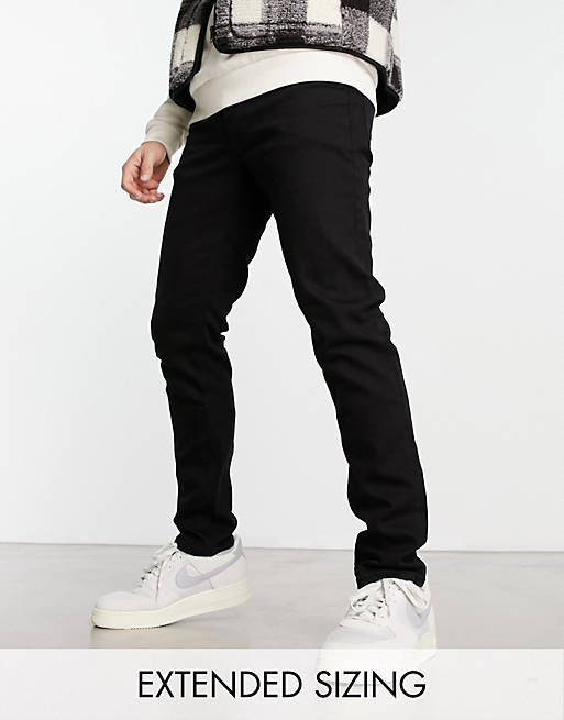 ASOS DESIGN slim jeans in black