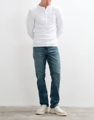 Asos Design Slim Jeans In Multi