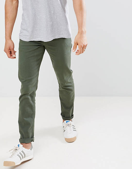 ASOS DESIGN slim jeans in green | ASOS