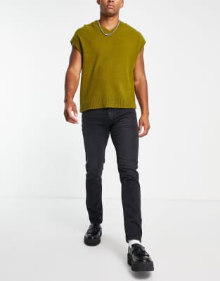 asos black slim jeans