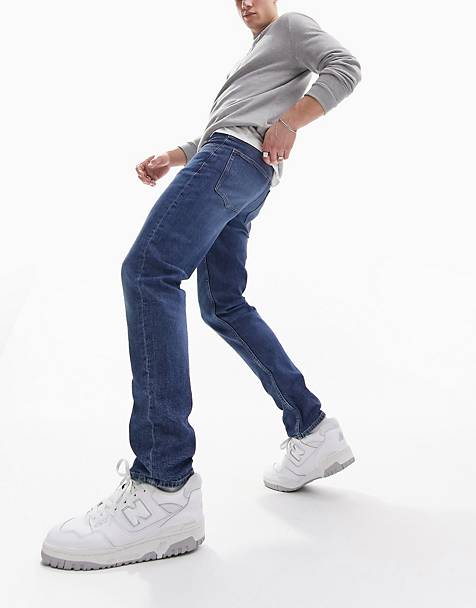 Loewe Denim Jeans in Indigo Blue Mens Clothing Jeans Straight-leg jeans Blue for Men Save 45% 
