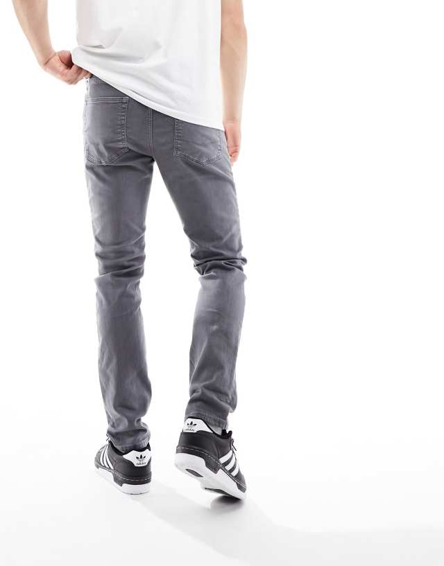 ASOS DESIGN slim jeans in vintage gray 1