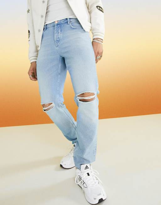 Asos ripped jeans mens online