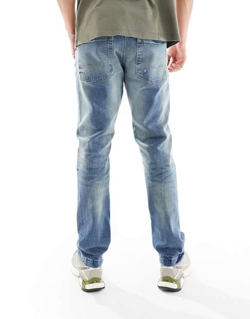 ASOS DESIGN slim jeans in vintage mid wash blue ASOS