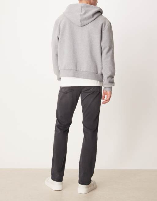 ASOS DESIGN slim jeans in washed black , 2 of 5