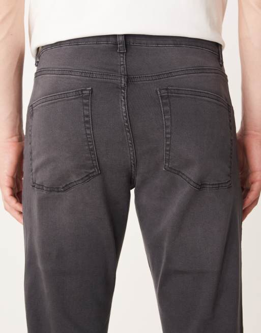 ASOS DESIGN slim jeans in washed black , 4 of 5
