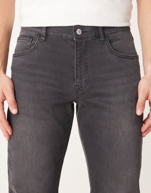 ASOS DESIGN slim jeans in washed black , 5 of 5
