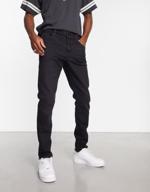 ASOS DESIGN 2 pack skinny smart trousers in black