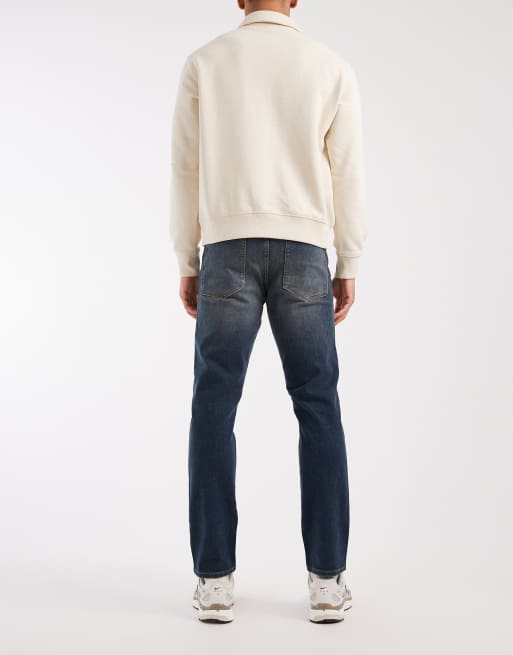 ASOS DESIGN - Slim-jeans med stretch i blå vintage-vask, 3 af 5