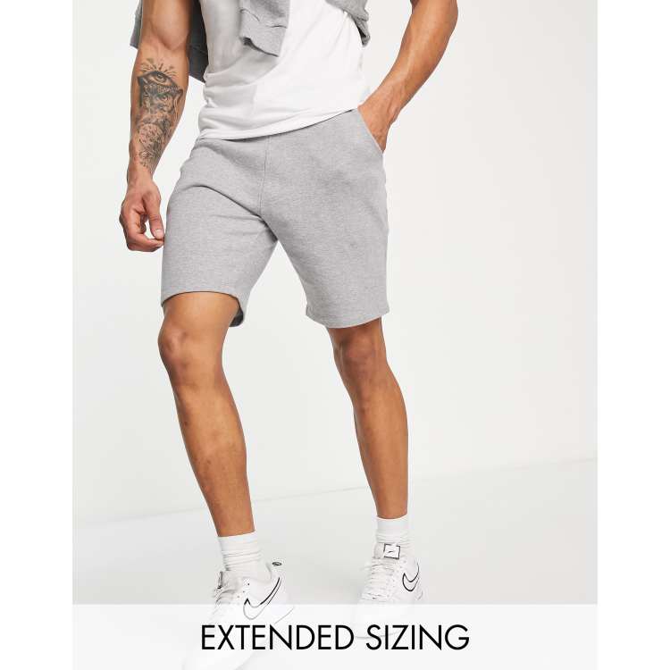 ASOS Jersey Shorts With Zip Fly And Button Detail