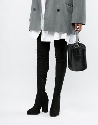 slim fit over knee boots