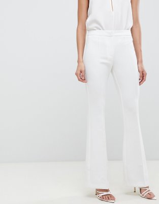 slim kick flare trousers