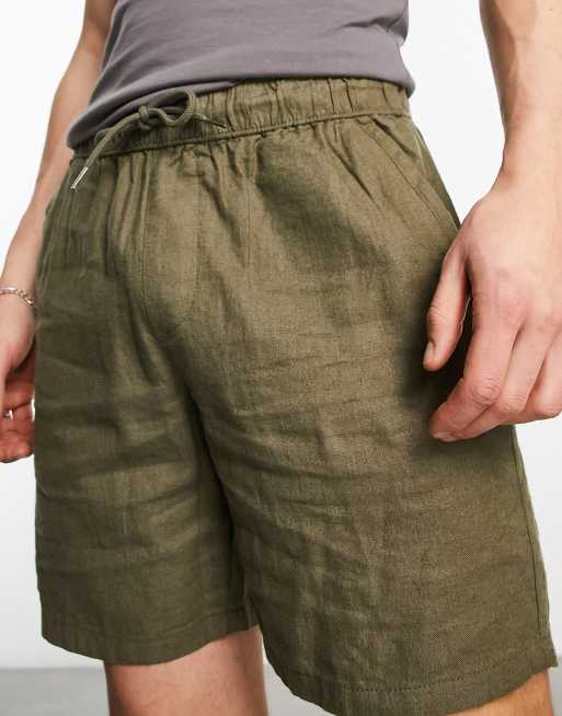 Linen shorts outlet asos