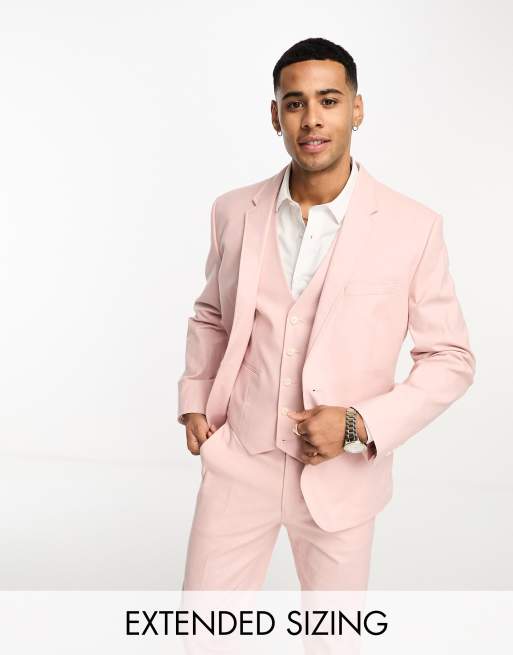 Asos mens linen on sale suit