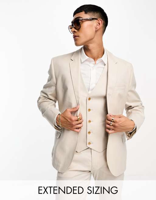 Asos on sale beige suit