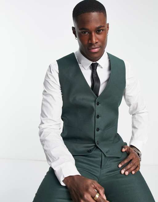 Green waistcoats sale