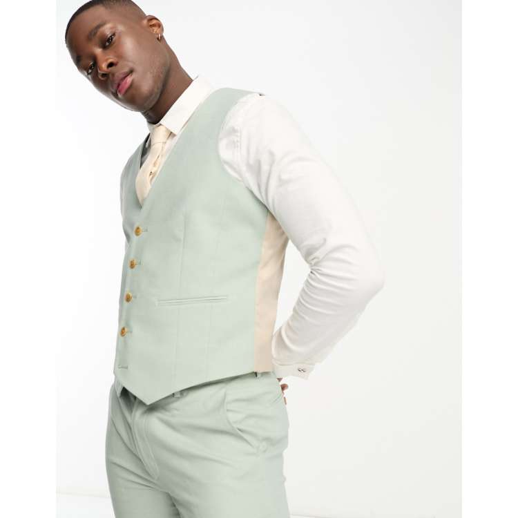 Mint on sale green waistcoat